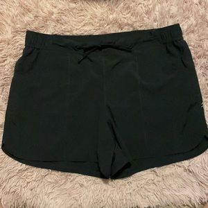 Land’s End black athletic shorts, size 18W.